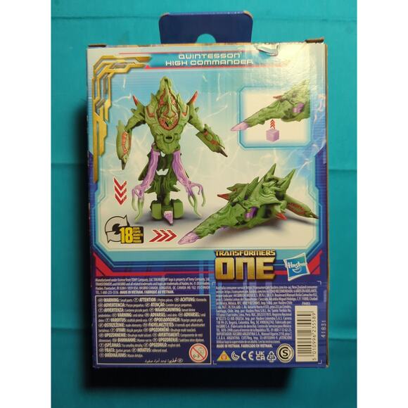 New Transformers One Quintesson High Commander Hasbro Deluxe Action Figure Toys - Picture 3 of 4